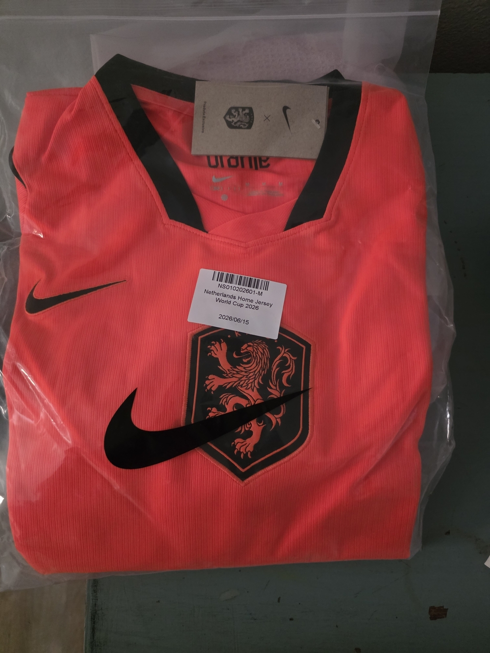 Nike Netherlands World Cup 2026 Home Jersey - Bright Orange/Black memphis depay